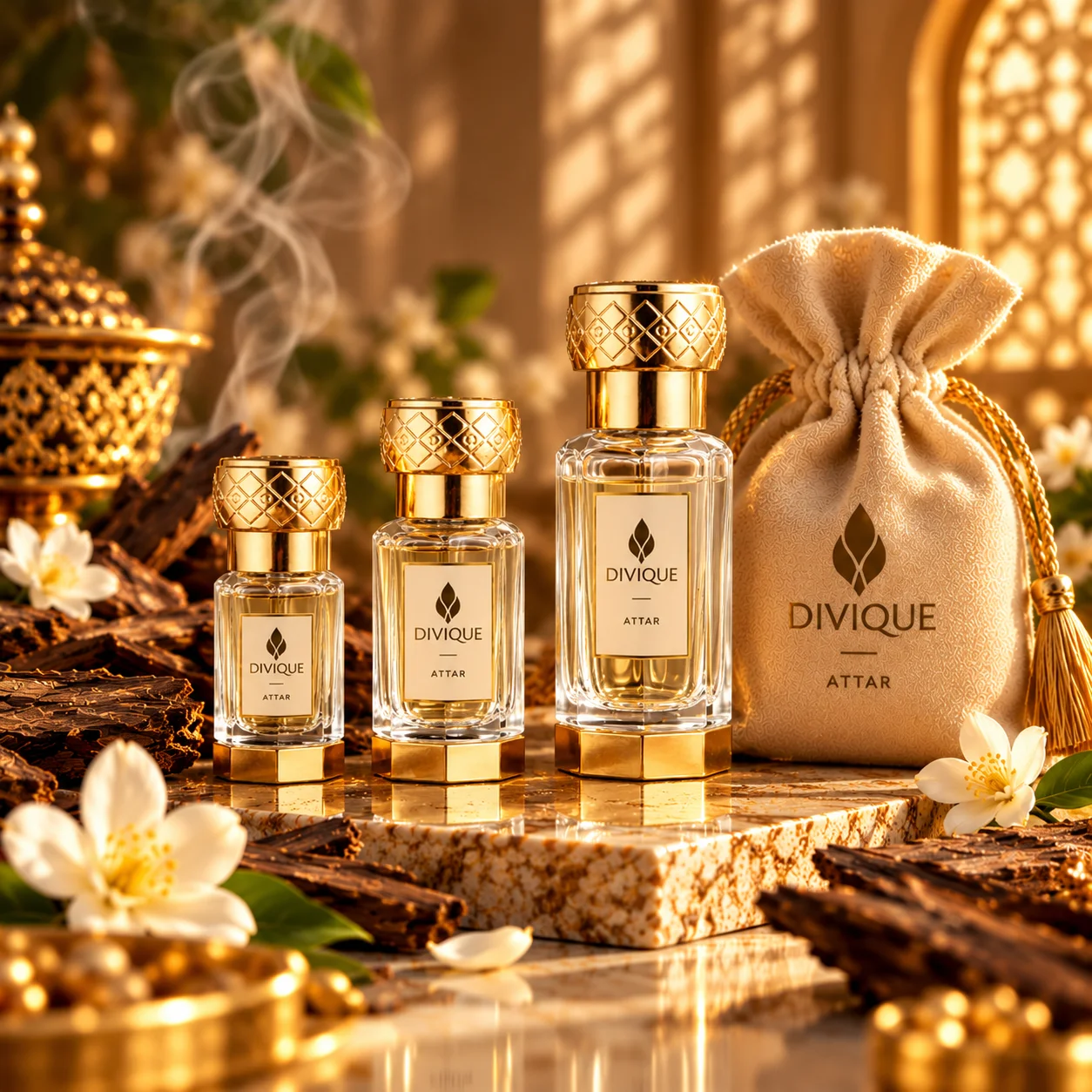 DIVIQUE Attar_ Golden Oriental Luxury